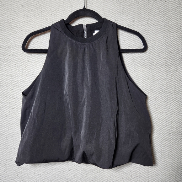 Zara Tops - Zara Size Medium Black Sleeveless Balloon Women's Top New With Tags